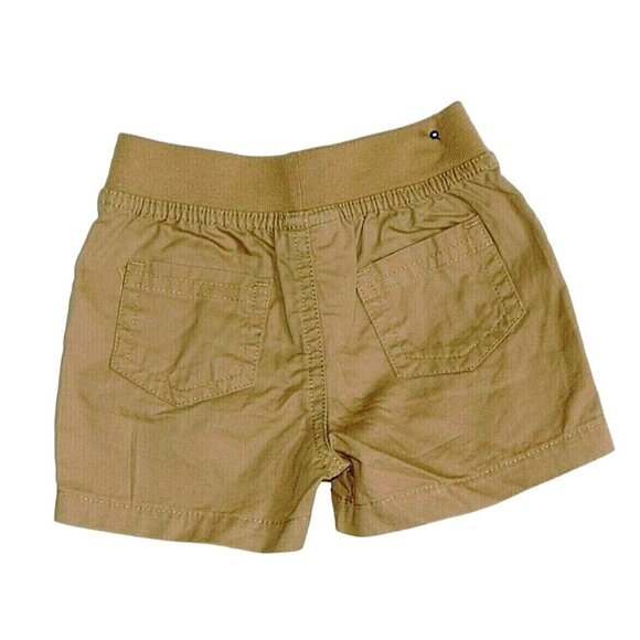 New Cat & Jack Baby Boys Tan Pull on Shorts Sizes 0-3M - Picture 2 of 2